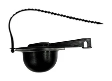 Cato C380100 Plastic Construction Black Toilet Tank Flapper 2-1/2x5-1/2x4 in.