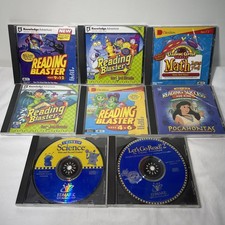Kids Educational PC Games Lot   Reading Blaster, Thinkin  Science, Math  More 