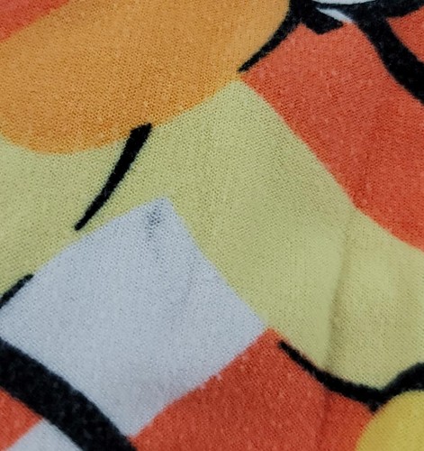 Lularoe Kids Leggings S/M Halloween Candy Corn Black Trim #A014 - Picture 2 of 4