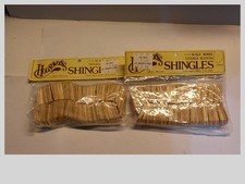 Dollhouse Shingles Tapered End 200 Pieces Light Wood 1:12 Scale Houseworks #7003