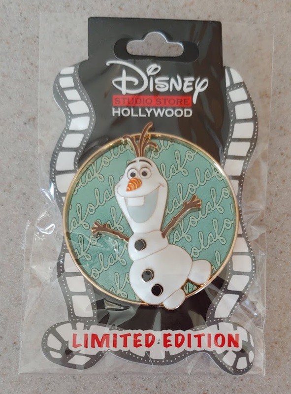 Disney Pin DSSH DSF Olaf Frozen Cursive Cutie D23 LE400