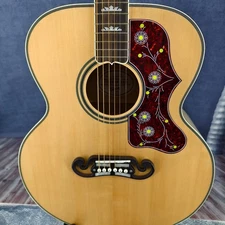 🔥 USA J200 Acoustic guitar natual color solid spruce top Mahogany neck Classic