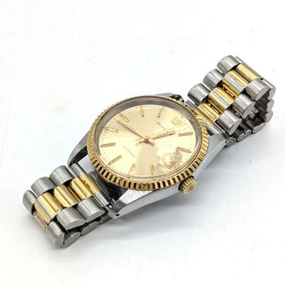 GLYCINE Watch Automatic 813.511 Stainless Steel Men's Gold Dial Wristwatch