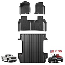 Truck Mat Compatible with 2019-2026 Chevy Silverado/GMC Sierra 1500 5.8FT