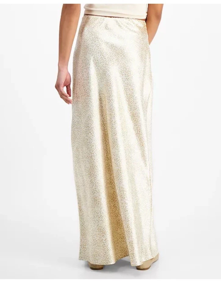 Maxi falda sin cordones grande con estampado de leopardo Tinseltown Juniors Foto 3 de 4