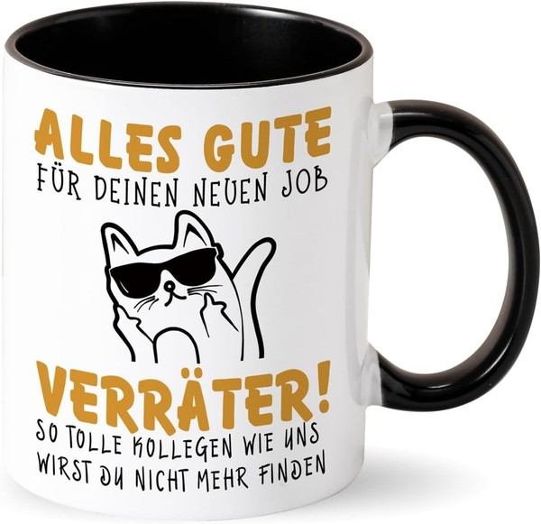Personalisierte Tasse Geschenk Zum Abschied FüR Kollegen-image