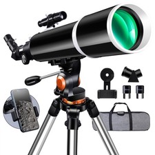 Telescope,90mm Aperture 600mm FL, Telescope for Adults High Powered,Metal AZ ...