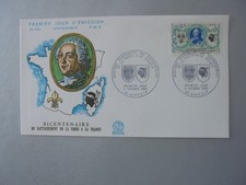 ENVELOPPE 1ER JOUR 1968 HISTORIQUE RATTACHEMENT DE LA CORSE (t1572 )