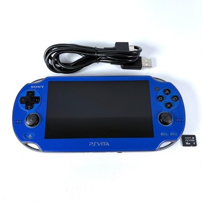 Sony PlayStation PS Vita PCH-1000ZA04 Wi-Fi Model Sapphire Blue [Excellent]
