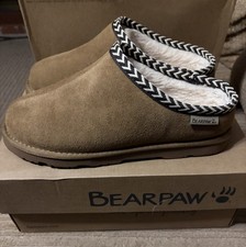 Bearpaw Tabitha Women's Indoor  Outdoor Slippers Hickory - 9 Medium