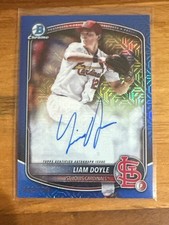 2025 Bowman Draft Liam Doyle Blue Mojo Auto /150 BMA-LD. BRAND NEW MEGA BOX