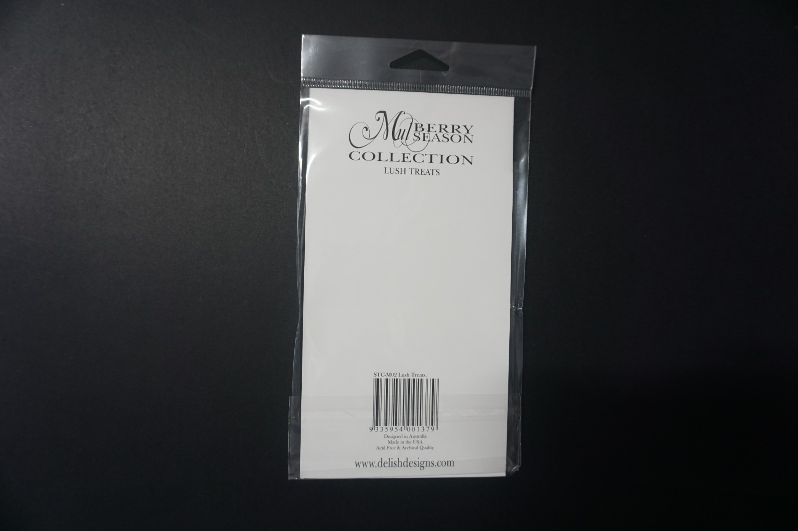 Liquidation Sale: Mulberry Season Christmas Collection Clear Delish Stamp