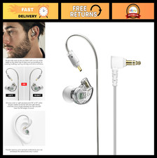 In-Ear Earbud, Left Side Wired Earphone, 51" Cable, Secure Fit, Moldable Earhook
