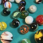  Vintage Marbles - Marble Lot - Mixed Designs - Over 80 Marbles With Jar  — photo 7
