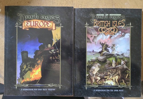 Dark Ages White Wolf Sourcebooks 2pk ( British Isles And Europe)