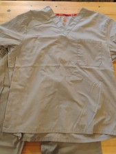 Dickies Unisex Scrub Set Top  Pants Drawstring Set Sz L
