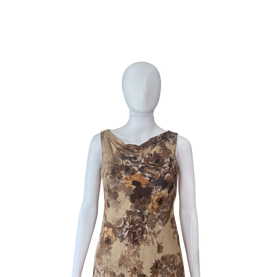 Vestido Corto Vintage Donna Ricco Floral Hada Talla 2P Romántico Y2K Cuentas Caprichoso Foto 3 de 4