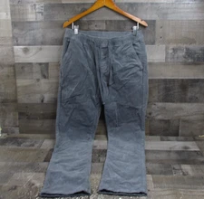 Katin Pants Mens Medium Gray Corduroy Elastic Waist Drawstring Lounge Casual