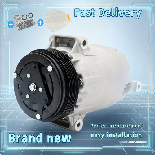AC A/C Compressor with Clutch For 2008-11 2012 Chevrolet Malibu 2.4L 2041521