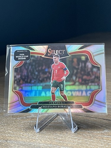 2025-2026 Panini Select World Cup Cristiano Ronaldo Silver Refractor Field Level