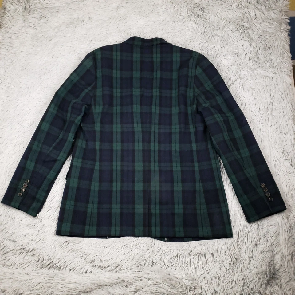 NEW Vineyard Vine Blazer Men's 42R Tartan Plaid Blackwatch Preppy Old Money - Image 2 of 4
