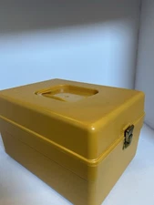 Wilson Wil- hold vintage golden yellow  pattern box.