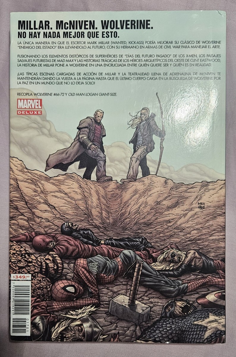 Wolverine: Old Man Logan Book (Marvel Comics) Spanish/Español Buy