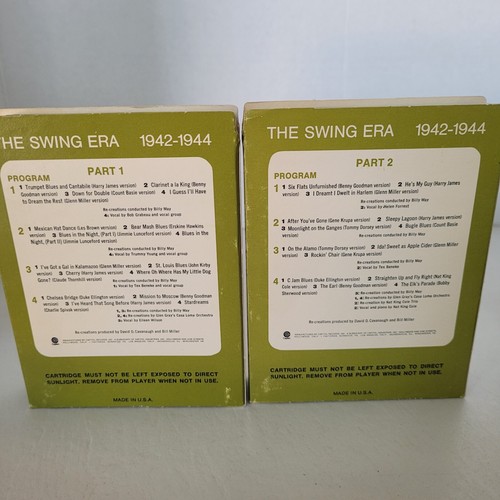 TIME LIFE The Swing Era The Music of 1942 1944 - 8 Track Tapes 2 Tape Box Set - Imagen 6 de 15