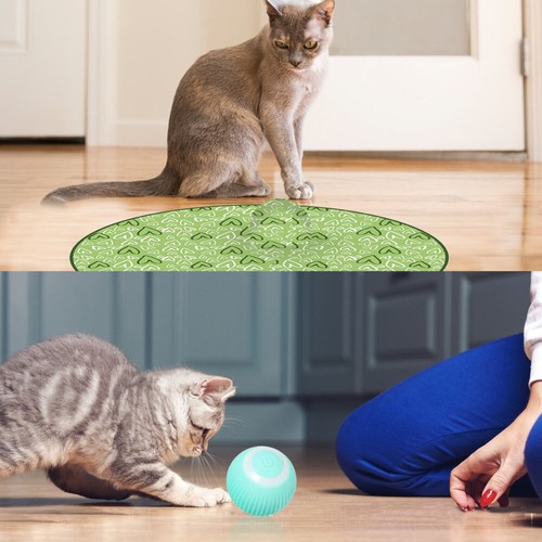 2 in 1 Simulated Interactive Huntins Cat Toy,Guitar Cat Toy, Gertar Cat Tunnel - Picture 6 of 14