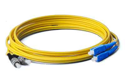 CONBIC  4m SC FC Fibre Optic Cable Duplex 9/125 OS2 Fibre Optic Single Mode