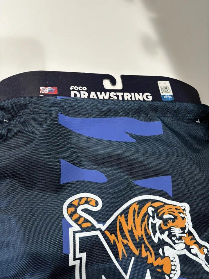 Memphis Tigers на шнурке сумка с короткими ручками рюкзак NCAA футбол навсегда лицензированная сумка новый! - Изображение 3 из 4