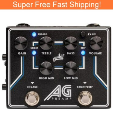 Aguilar AGPREPEDAL Effect Pedal, Black - New