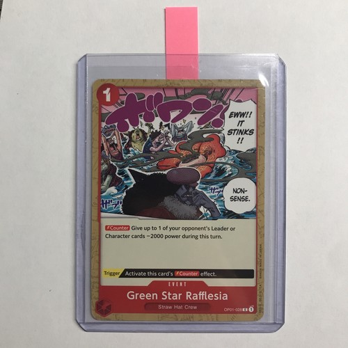 One Piece/ Romance Dawn/ Green Star Rafflesia / Englisch/ PSA Ready