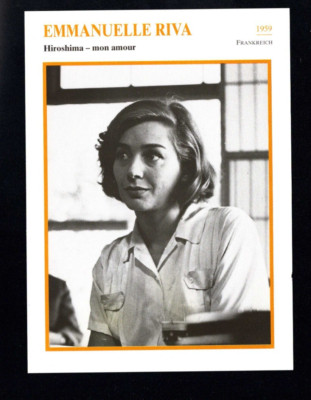Starkarte  Emmanuelle Riva - Frankreich 1959   (S-3)
