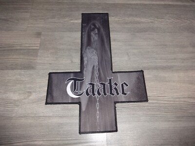 Taake Shape Patch Backpatch Black Metal Kriegsmaschine