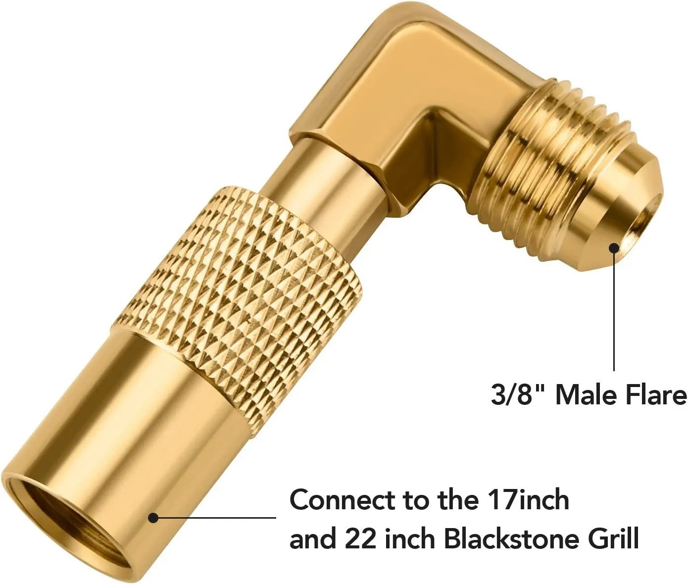 4FT 0-30PSI High Pressure Propane Regulator with Hose & Gauge/ 3/8"Elbow Adapter