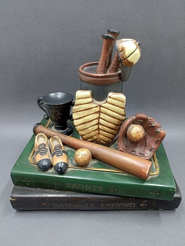 BASEBALL LEGEND Baseball stick, cap and ball maquette Great decor - Picture 18 of 24