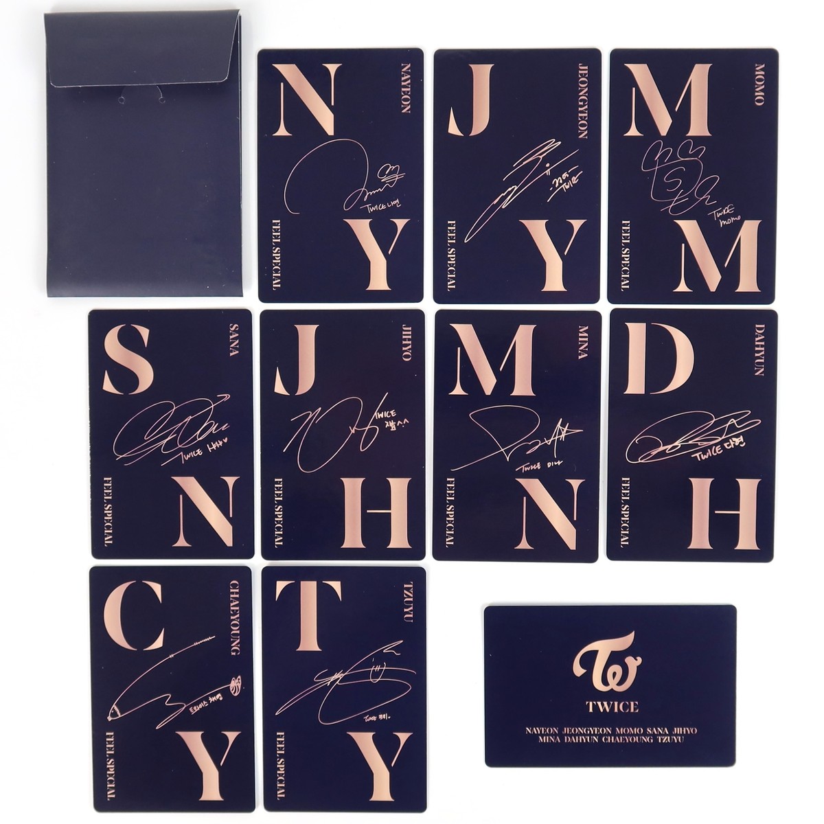 Twice - Feel Special Pre-Order Benefit Photocard Set All Three