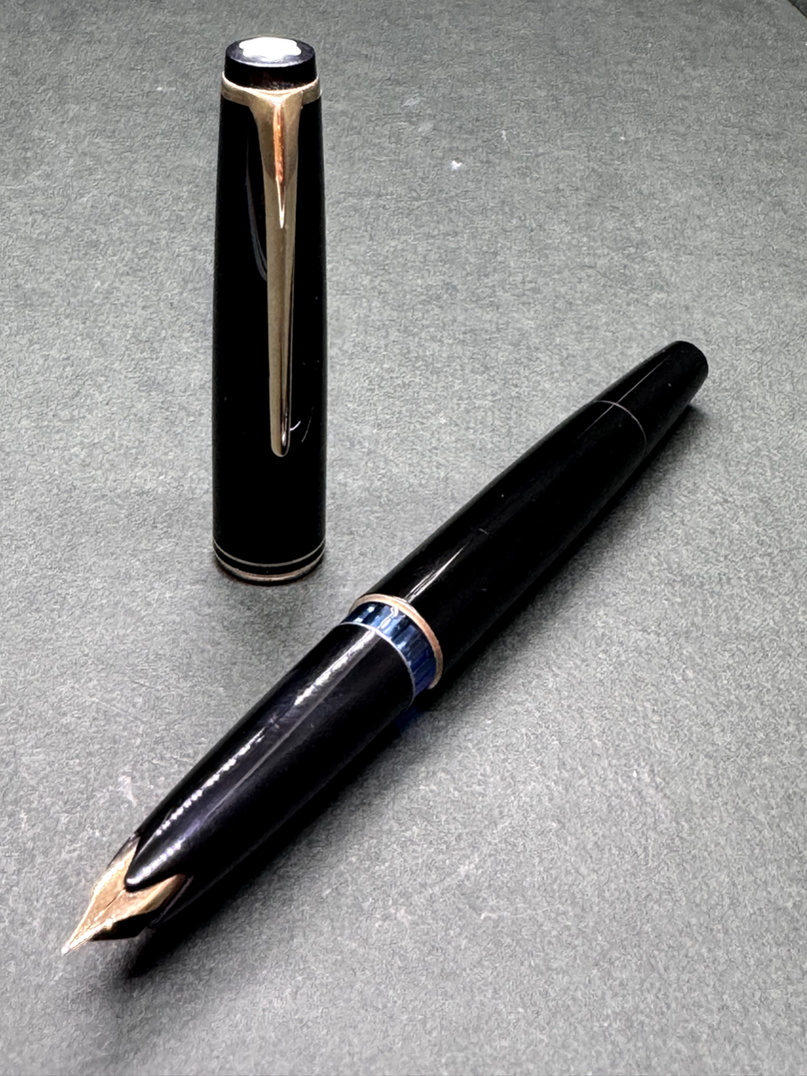 MONTBLANC No.24 Black GT Vintage Piston-Filler Fountain Pen 14C