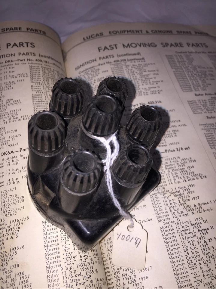 MG Lucas Distributor Cap Armstrong Siddeley Morris Wolseley Singer 1936-1939 - Image 2 of 4