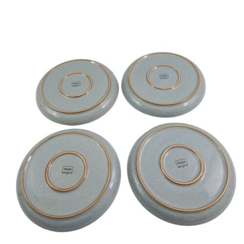 Denby Langley Heritage Terrace Salad Luncheon Stoneware Dinner Plates - Set of 4 - Picture 12 of 23