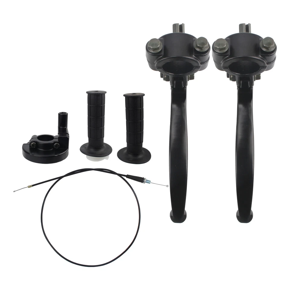 CT110 CT125 CT70 CT90 For Honda Handlebar Grip Throttle Clamp Brake Lever Kit - Image 2 of 4