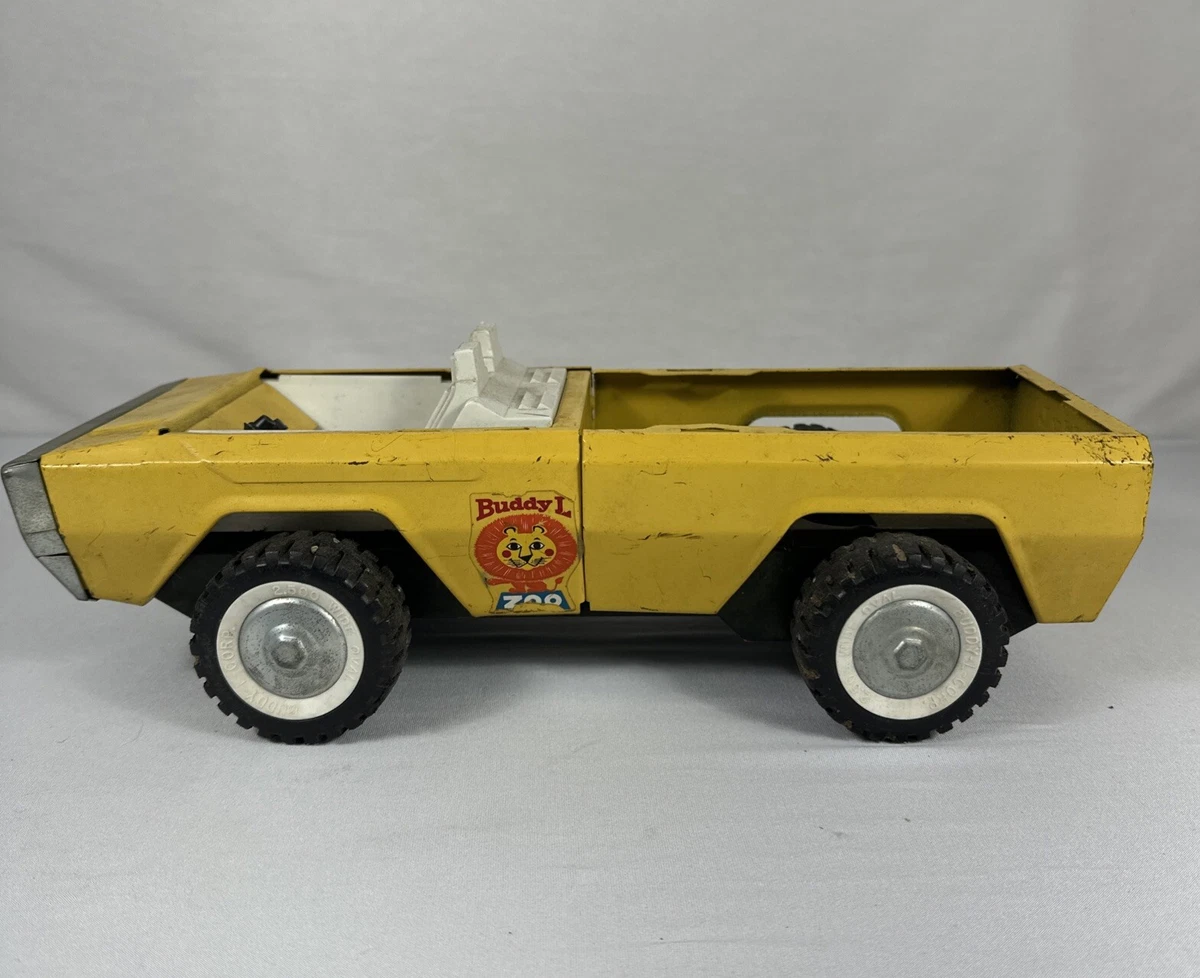 ミニカー Buddy L Vintage 1982 Buddy L Bulldozer, black, and yellow 4