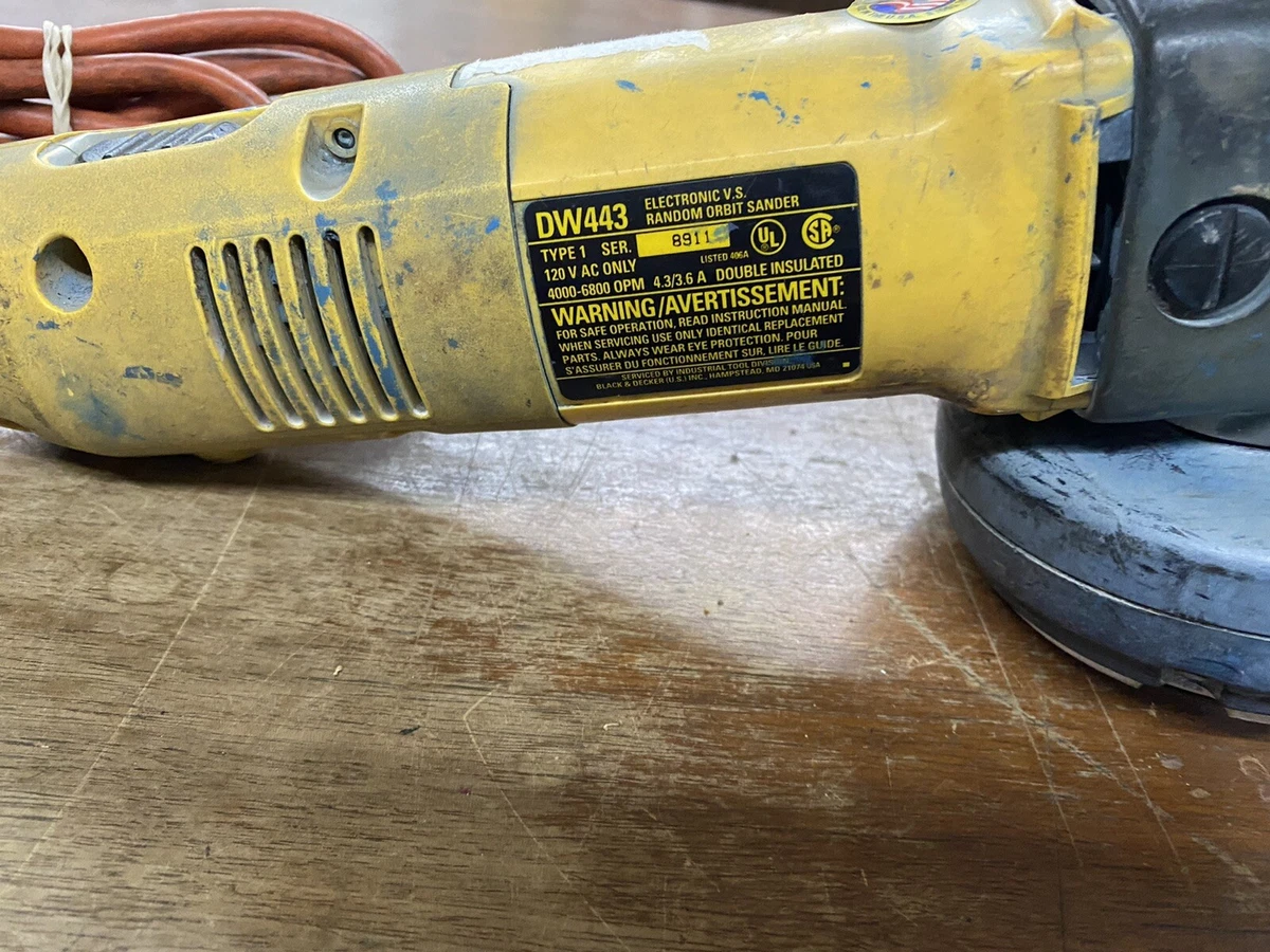 Right angle clearance sander electric