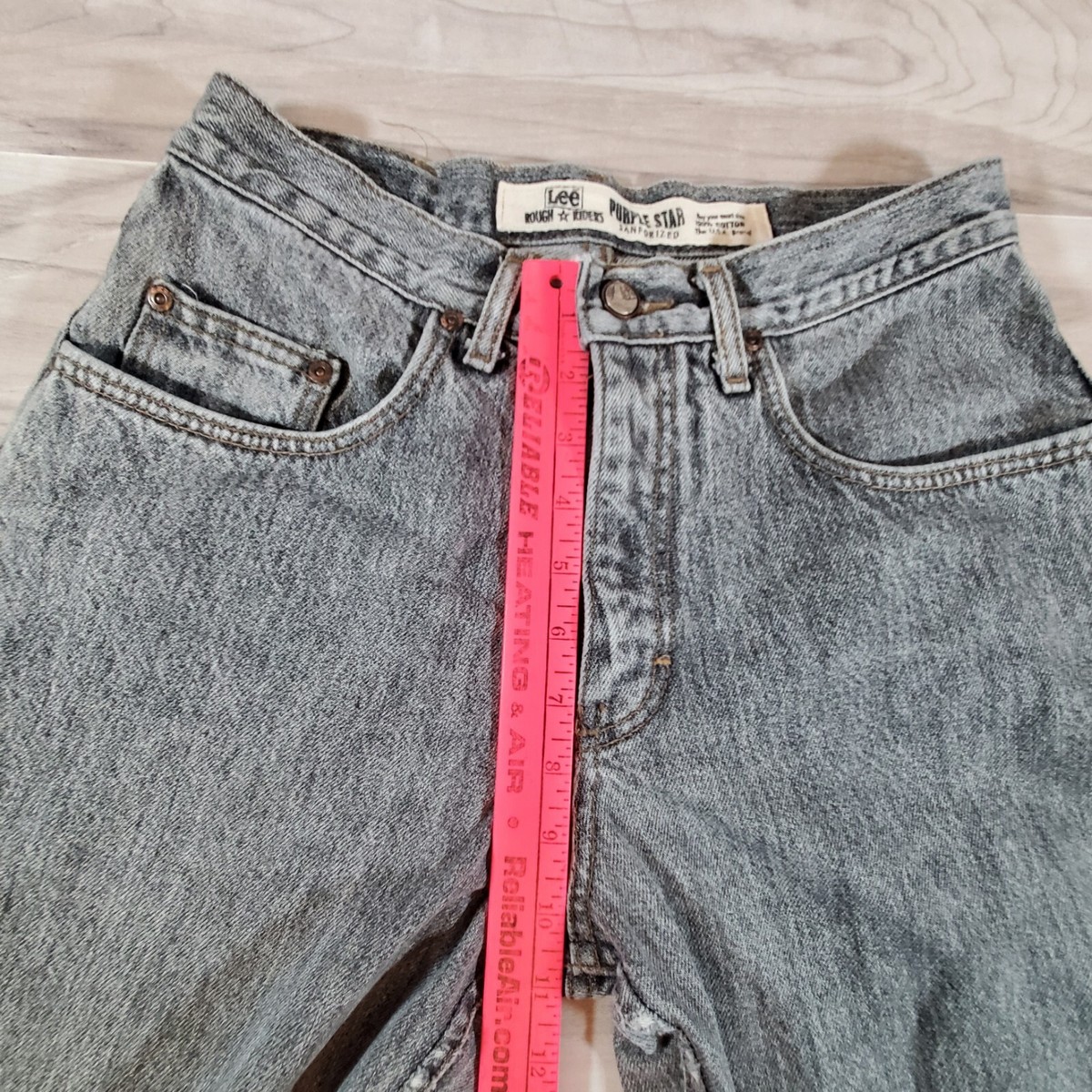 Jeans VINTAGE LEE Rough Riders Purple Star DENIM Blue Jeans VINTAGE LEE Rough Riders Purple Star DENIM Blue