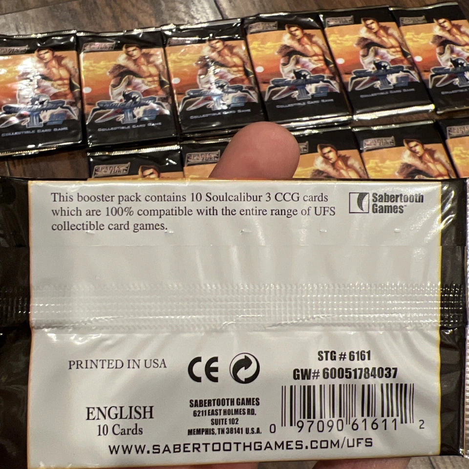 12 UFS SOUL CALIBUR 3 III Blades of Fury Booster Pack CCG TCG Sabertooth Games - Image 4 of 4