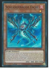 YU GI OH  SCHLANGENAUGE ESCHE AGOV-DE007 SUPER RARE 1.AUFLAGE