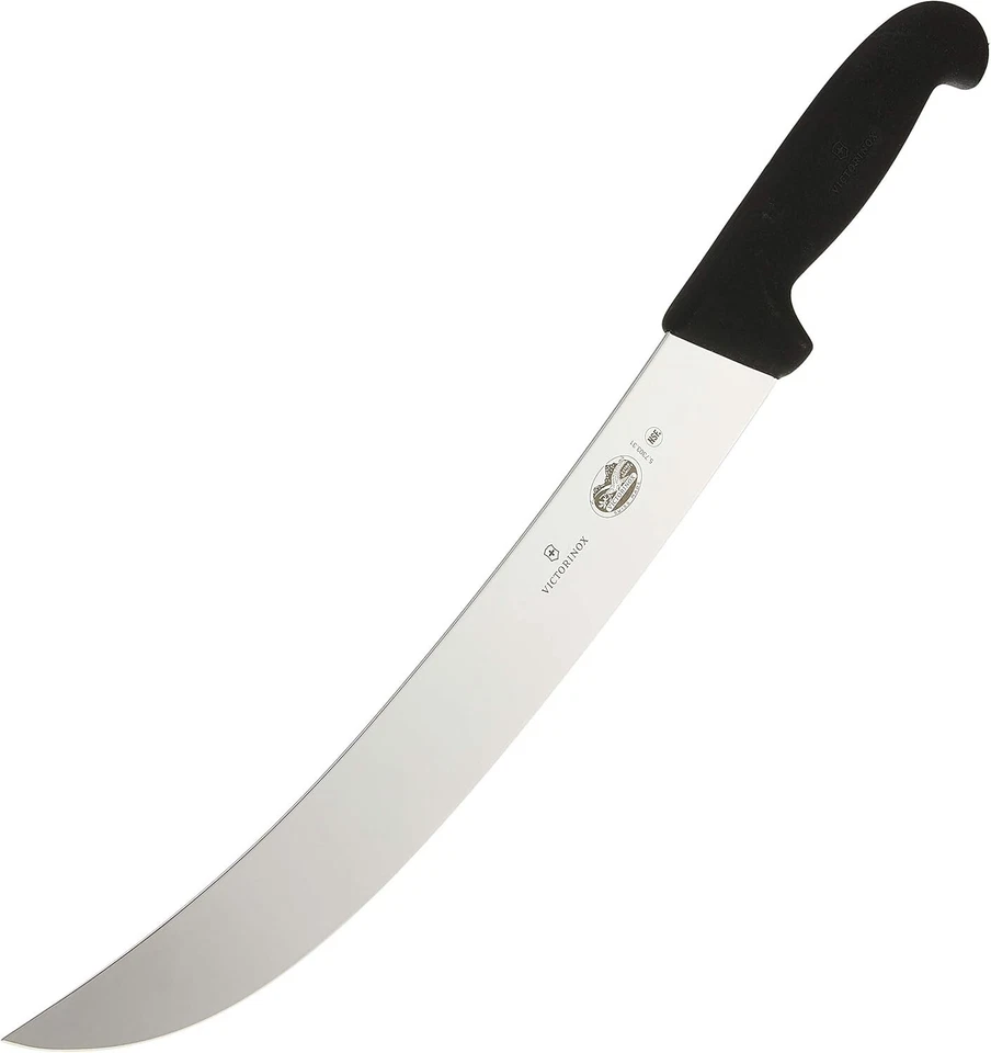 NUEVO Victorinox Cubiertos 12" Cuchillo Cimétrico Curvo Negro Mango Fibrox 5.7303.31 Foto 2 de 4