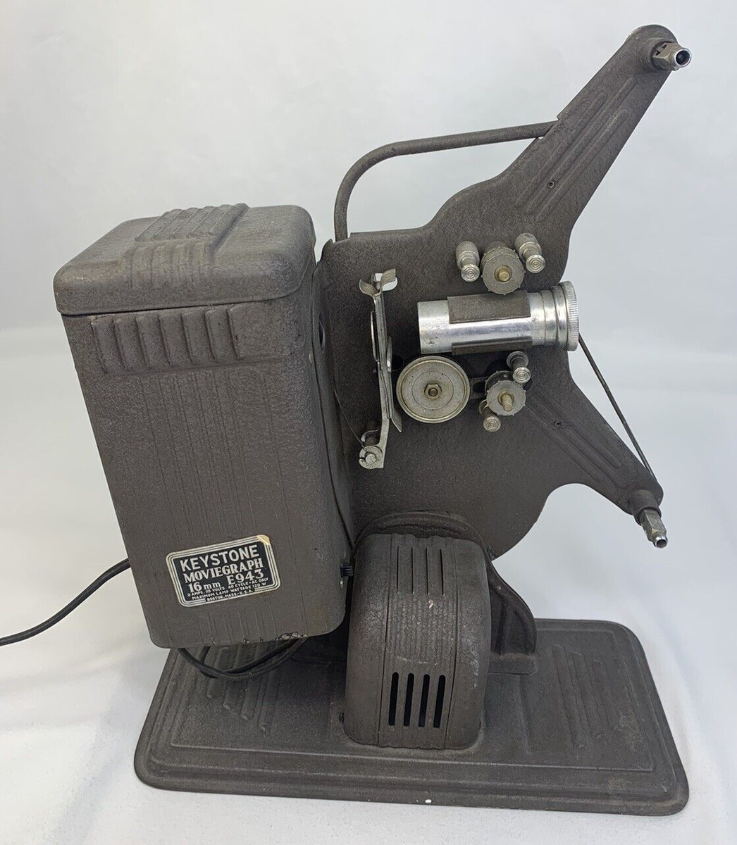 Keystone Moviegraph 16mm Projector Model E-943 Untested Keystone Moviegraph 16mm Projector Model E-943 Untested