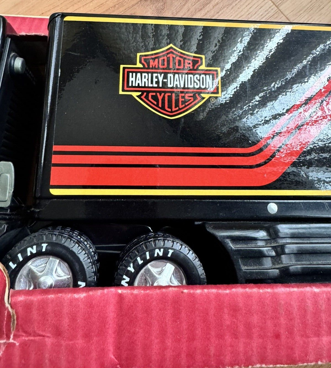 Vintage Nylint Harley Davidson Truck w Trailer Metal Muscle Vintage Nylint Harley Davidson Truck w Trailer Metal Muscle